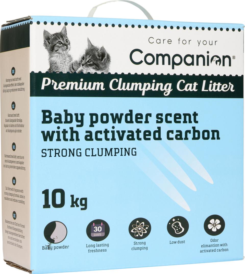 Companion Premium Kattesand - babypudderduft