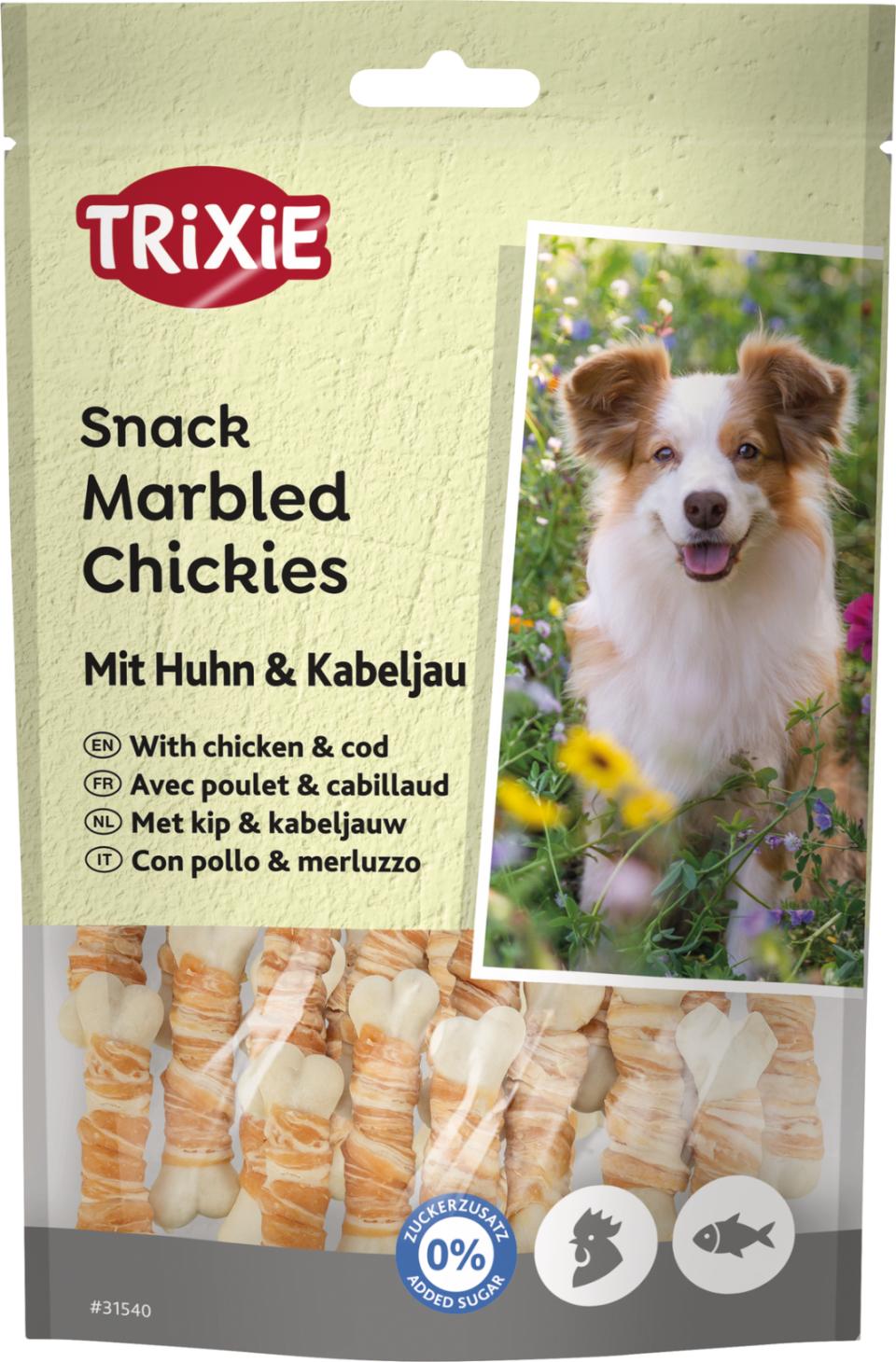 Trixie Marbled Chickies med kylling & torsk