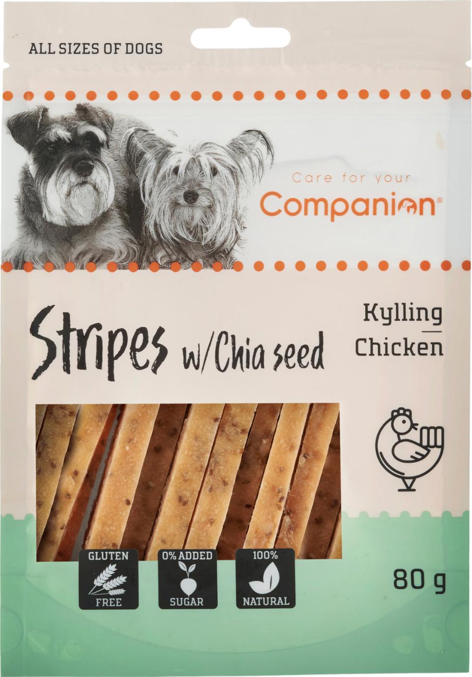 Companion Stripes m/chiafrø (kylling)