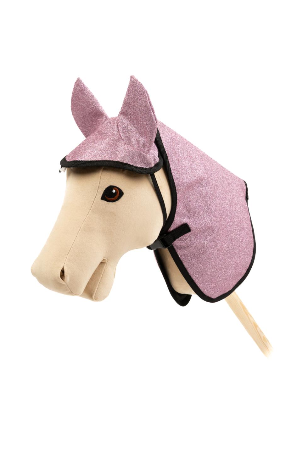 My Hobby Horse Blanket & Ear Bonnet, pink glitter