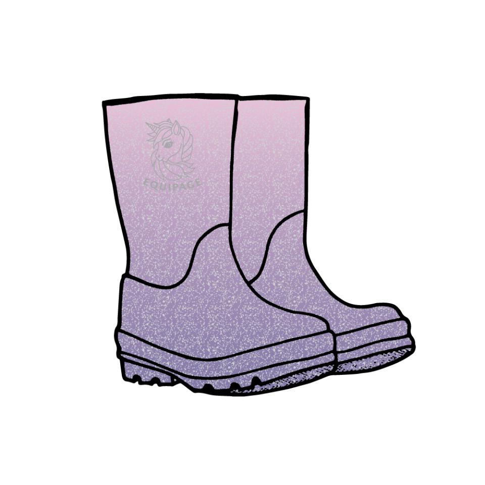Equipage Gradient gummistövlar för barn