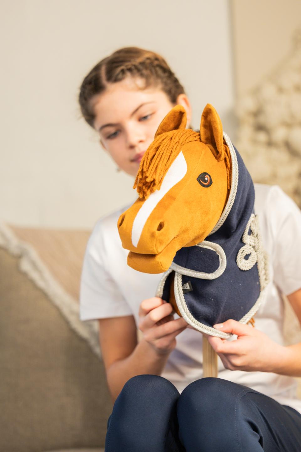 My Hobby Horse fleece-dækken, navy