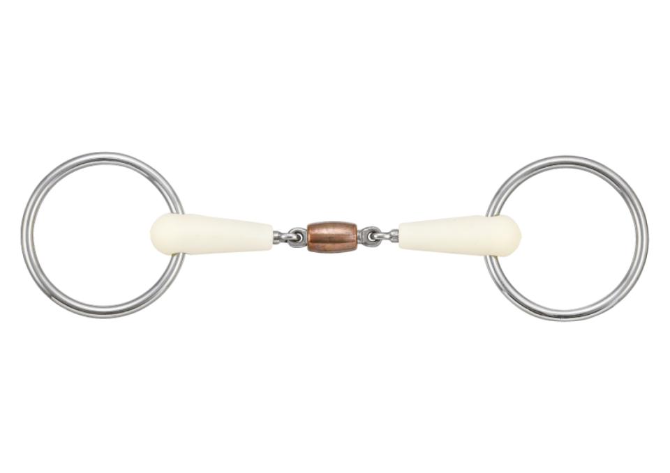 Happy Mouth-bid, 3-delt med kobberrulle, løse ringe