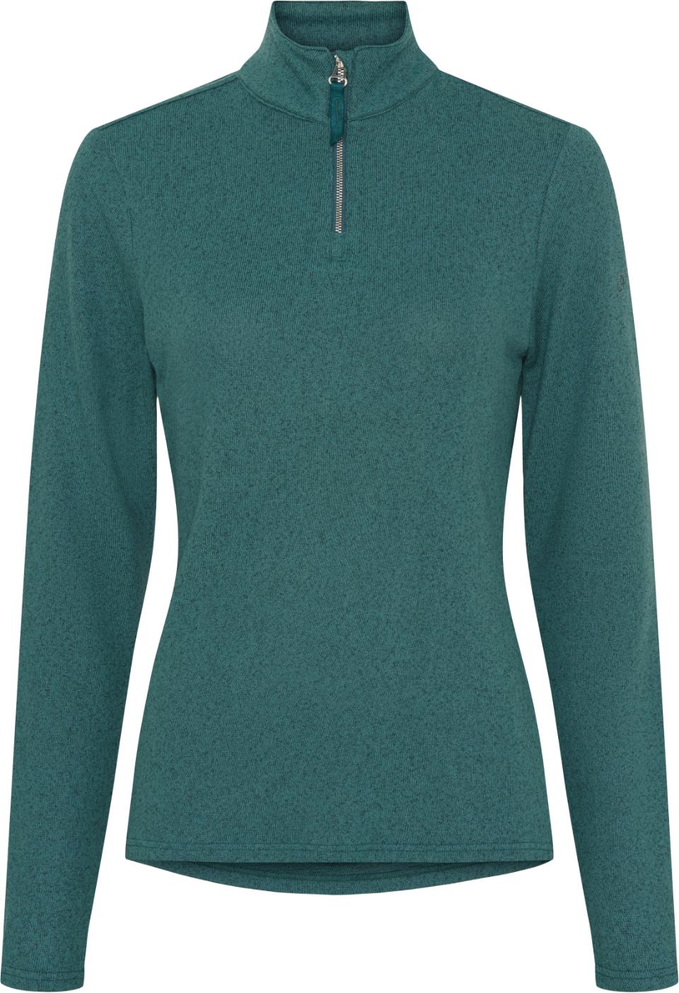 Equipage Stacey langærmet half-zip rideshirt