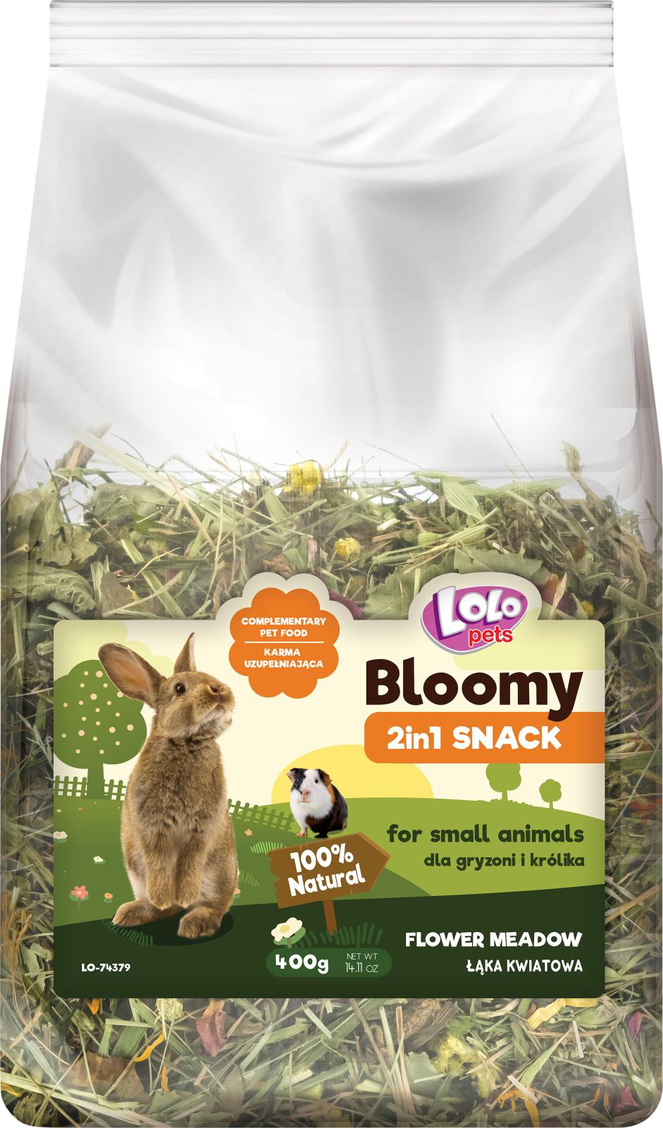 Bloomy 2in1 Snack - flower meadow f/rodents and rabbits