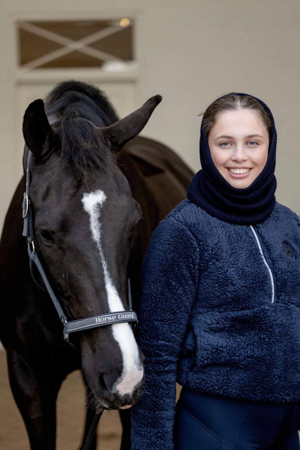 Equipage Vainy strikket halsvarmer med pyntesten
