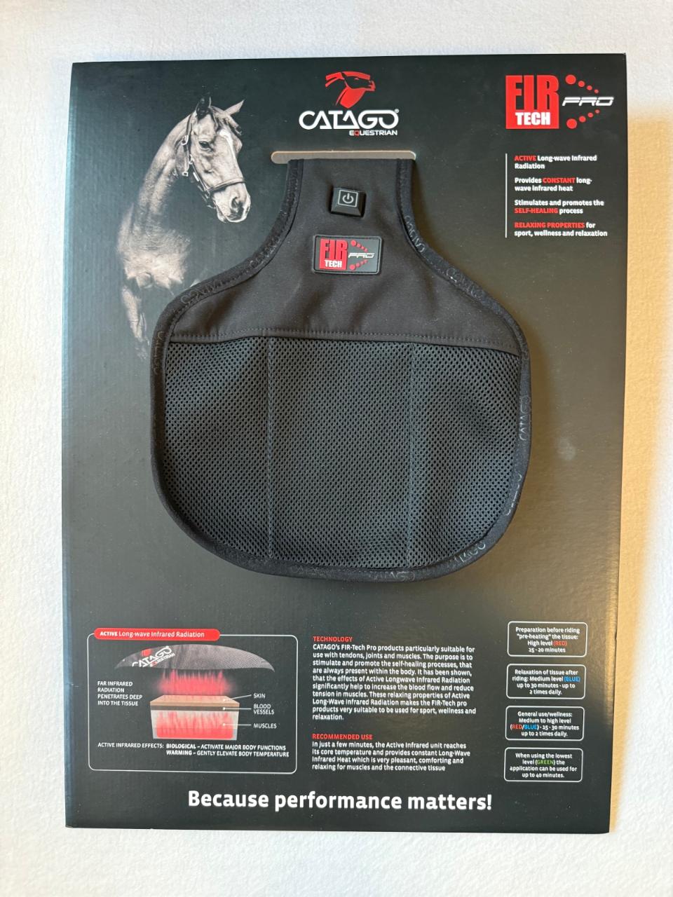 CATAGO FIR-Tech Pro Tendon pad DISPLAY