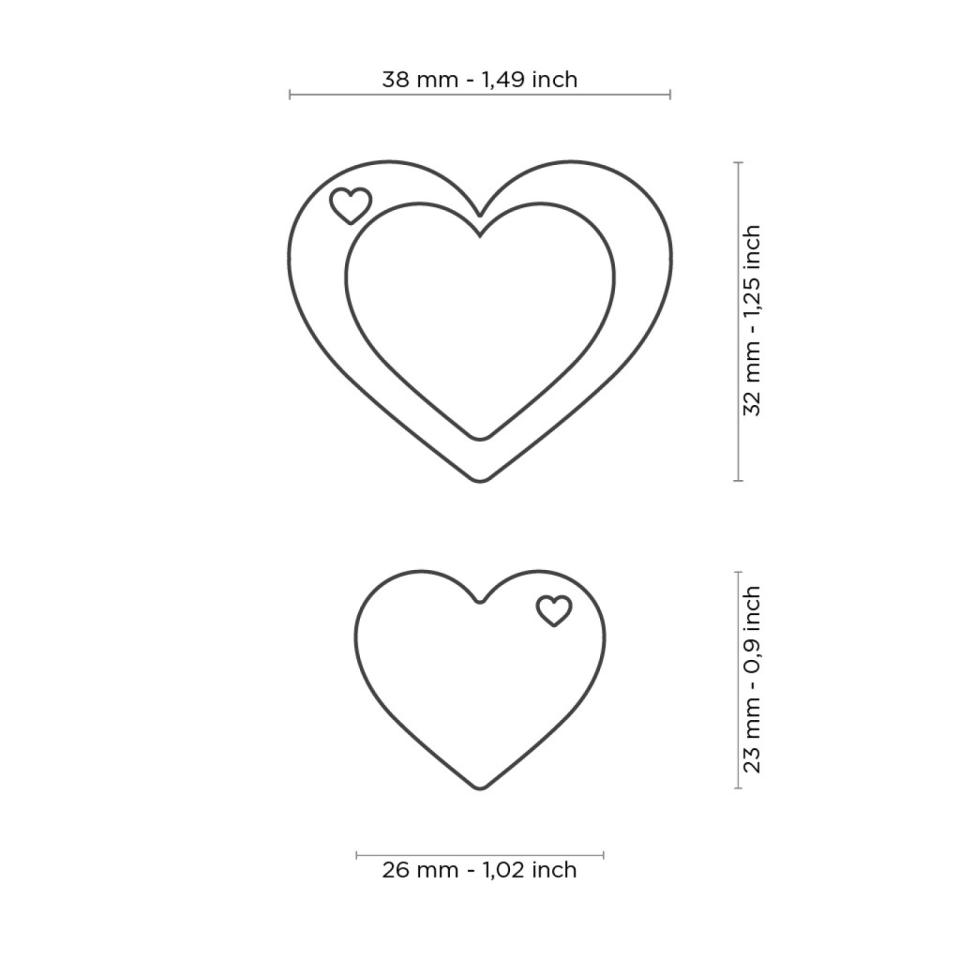 MyFamily Double gylden, hjerte