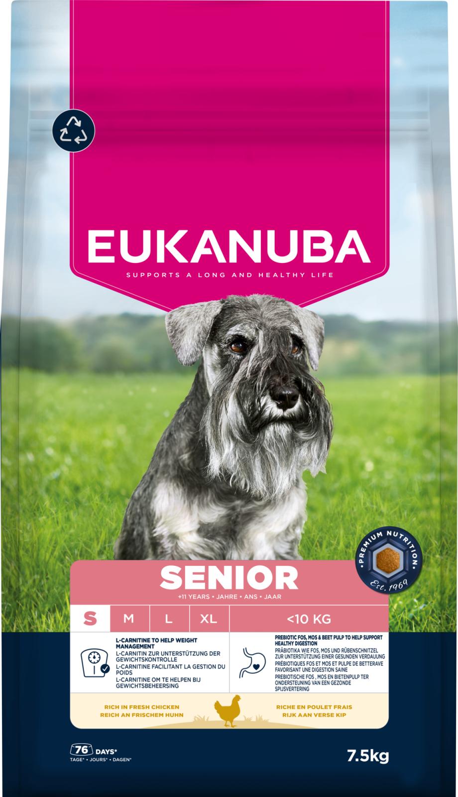 EUKANUBA Senior Small Breed kylling
