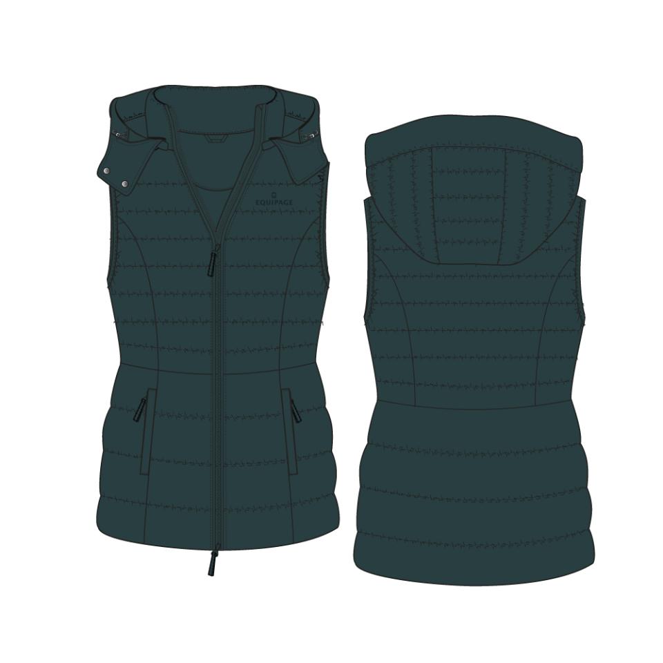 Equipage Valencia ridevest med hætte