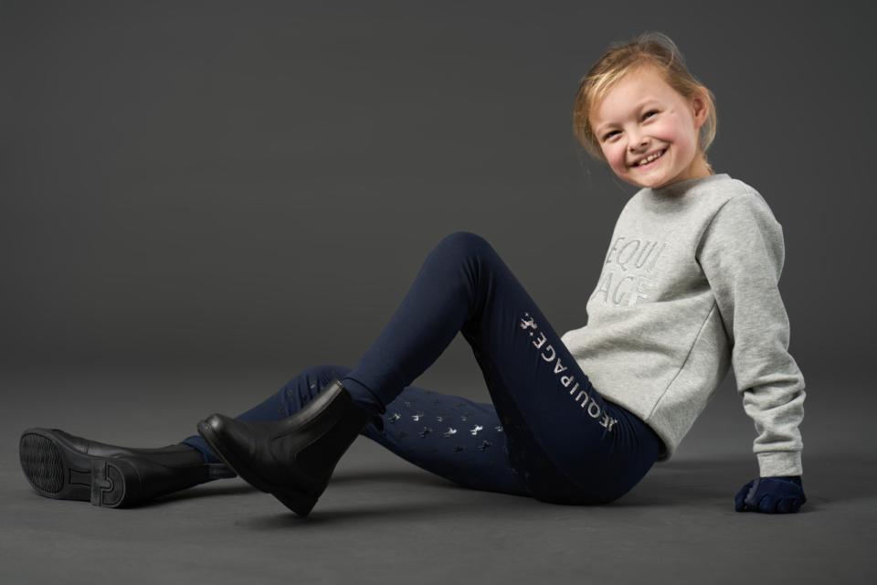 Equipage Maggie ridtights med fullt grepp för barn