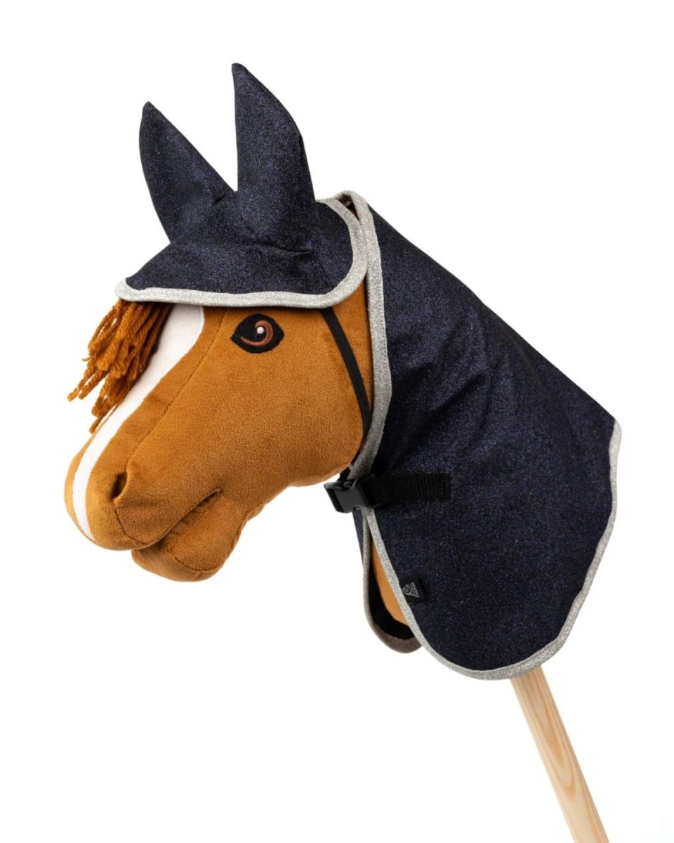 My Hobby Horse-dækken og hut, navy glitter