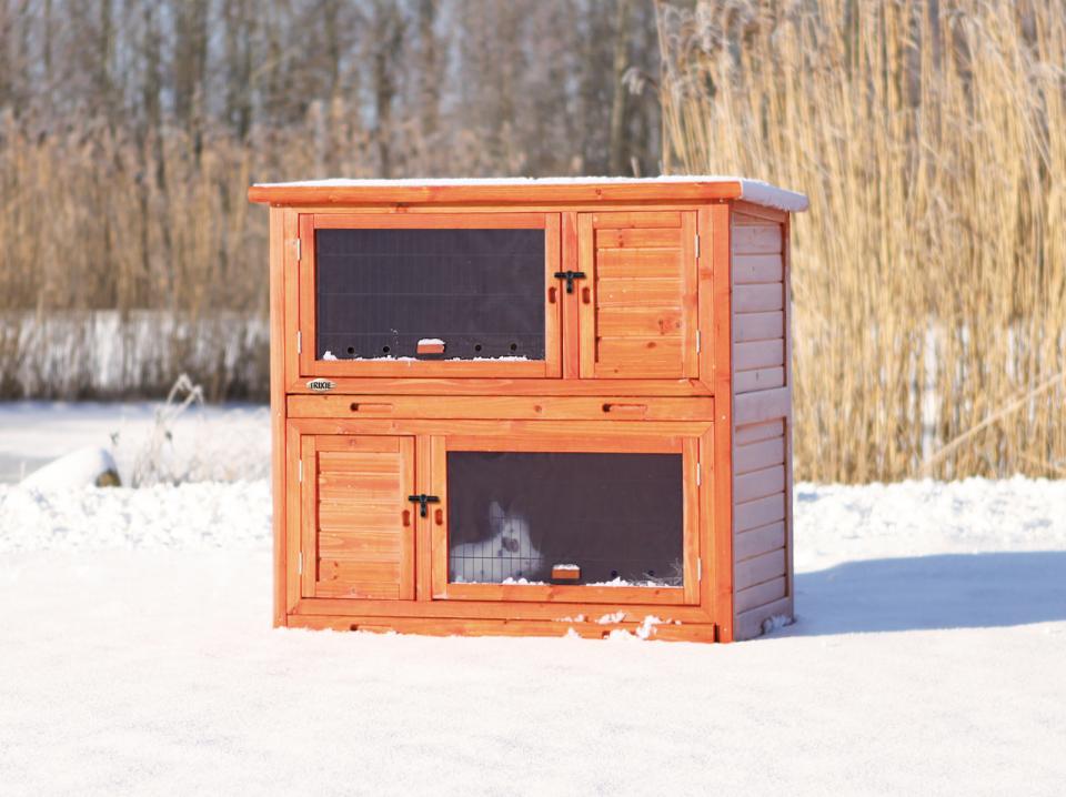 Trixie natura udendørs bur i 2 etager, isoleret