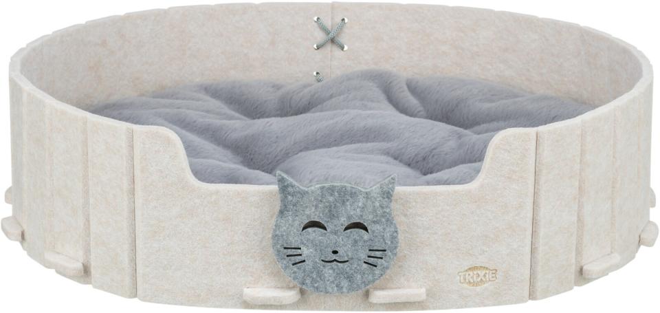 Trixie Emelie katteseng, filt, oval