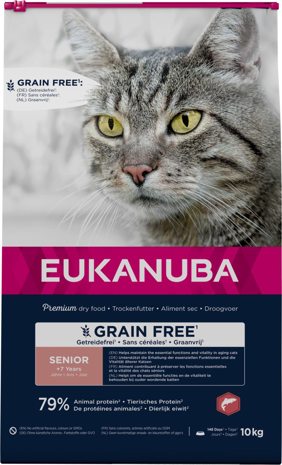 EUKANUBA CAT Senior Grainfree Laks