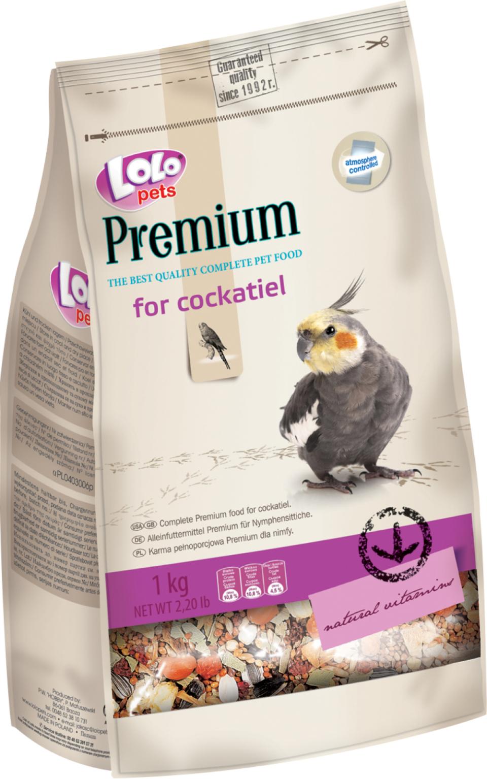 Lolo Pets Parakitfoder, Premium,