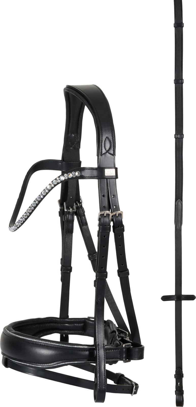 HorseGuard Cryll 25.1 trense komb. næsebånd m/tilbagetræk