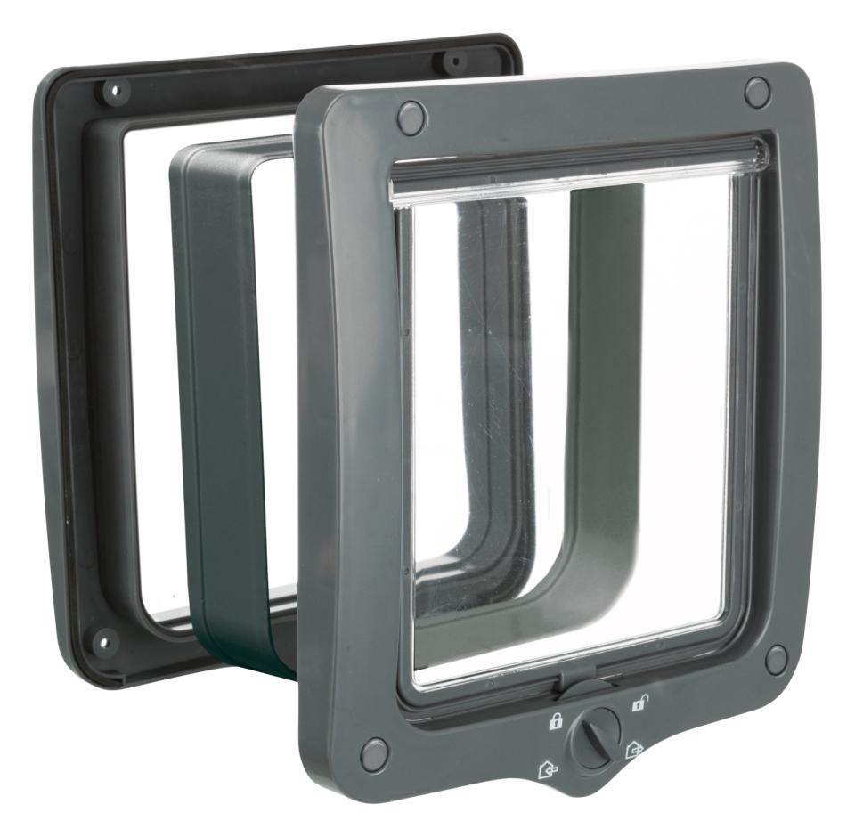 4-vejs Kattedør XXL med tunnel