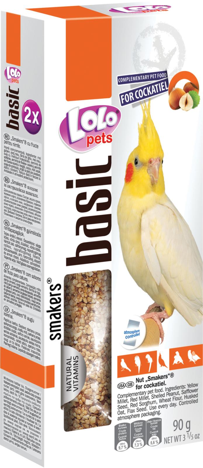 Lolo Pets Frøstænger Parakit med nød