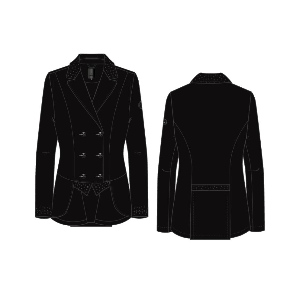 Equipage Andrea tävlingskavaj med diskreta stenar