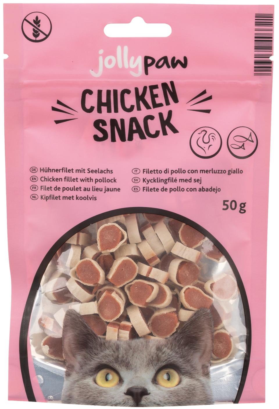 Jolly Paw Chicken Snack (kylling og sej)
