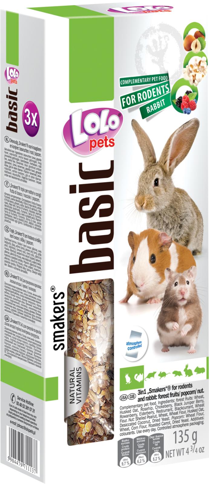 Lolo Pets Frøstænger gnaver/Kanin assorteret