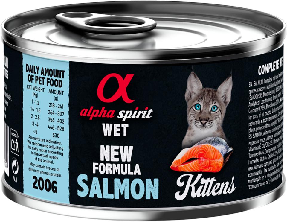 AlphaSpirit Cat Kitten Salmon (laks)