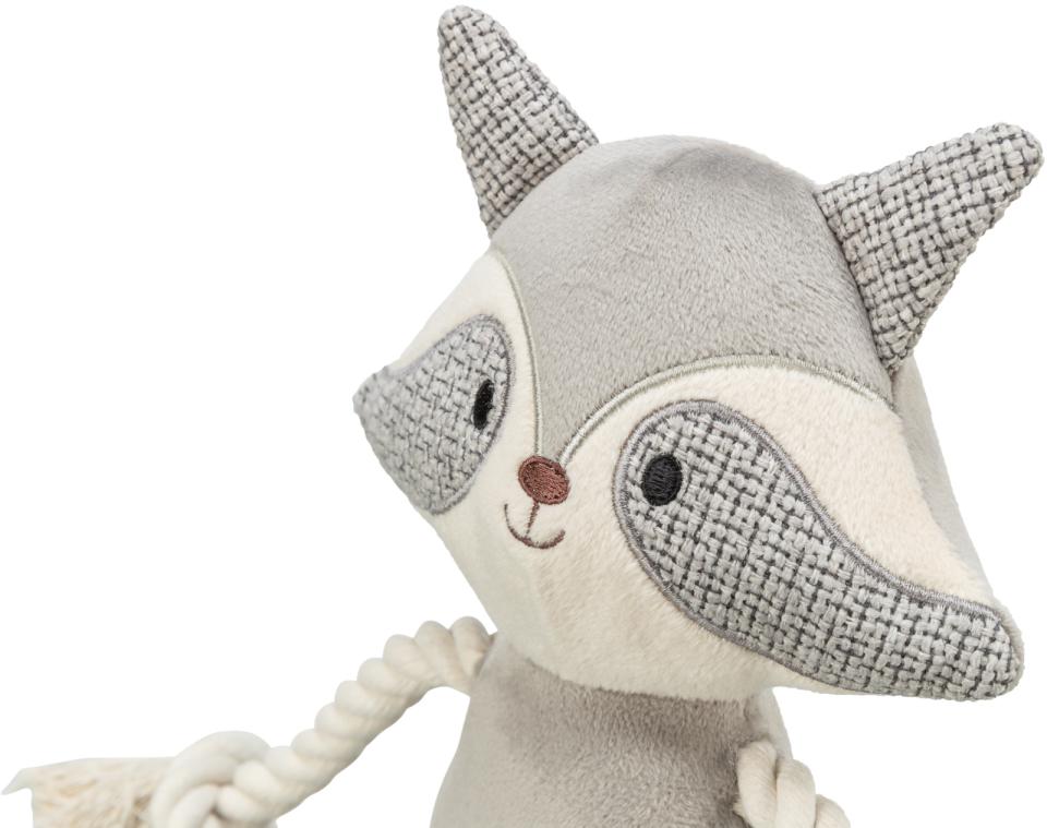 Trixie plysj vaskebjørn med lyd