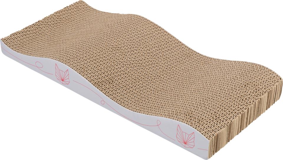 Jolly Paw Scratching wave, cardboard, catnip
