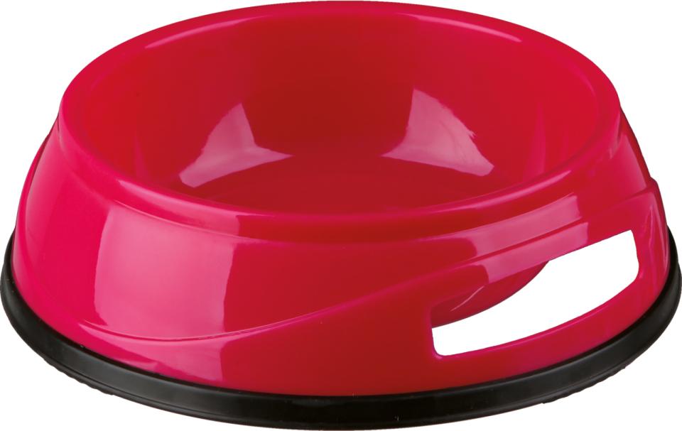 Plastskål med gummiring