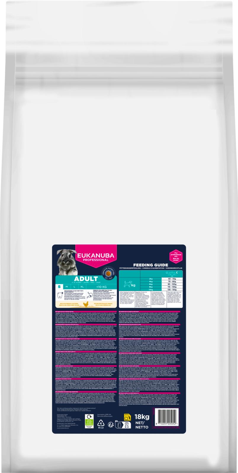 EUKANUBA PRO Adult Small Breed kylling