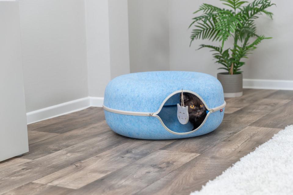 Trixie Play donut kattetunnel, filt