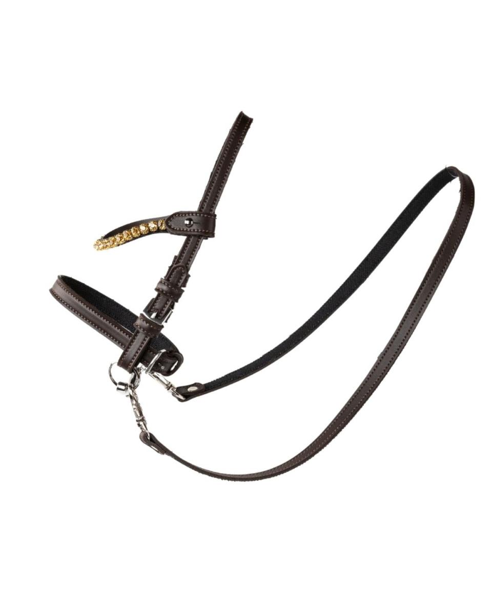 My Hobby Horse Bridle brown, with gold stone