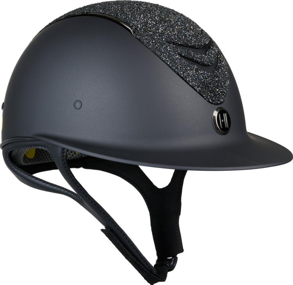 One K MIPS Avancé-ridehjelm - Glitter top og front