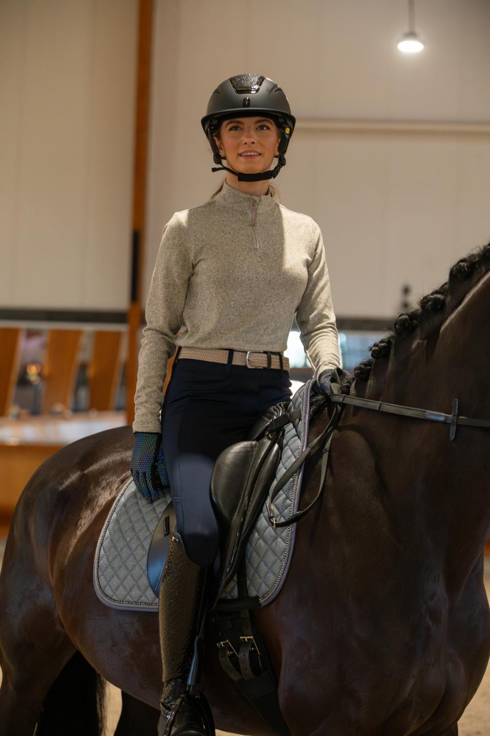 Equipage Saline reflekterende ridehandsker