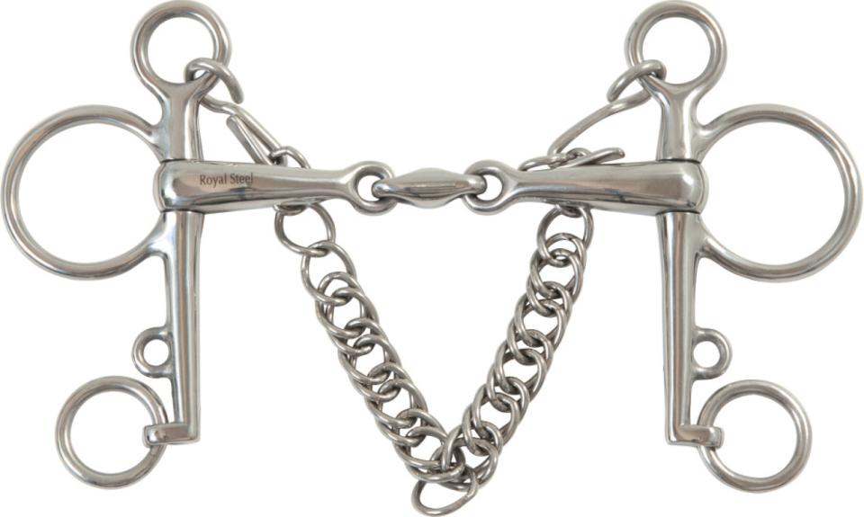 HorseGuard Pelham 3-delt T16mm