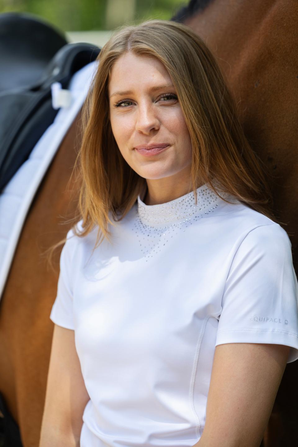 Equipage Tessa kortærmet stævnebluse