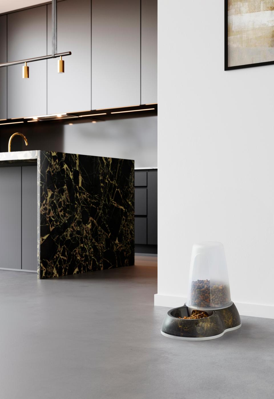 Savic Loop foderdispenser Marble