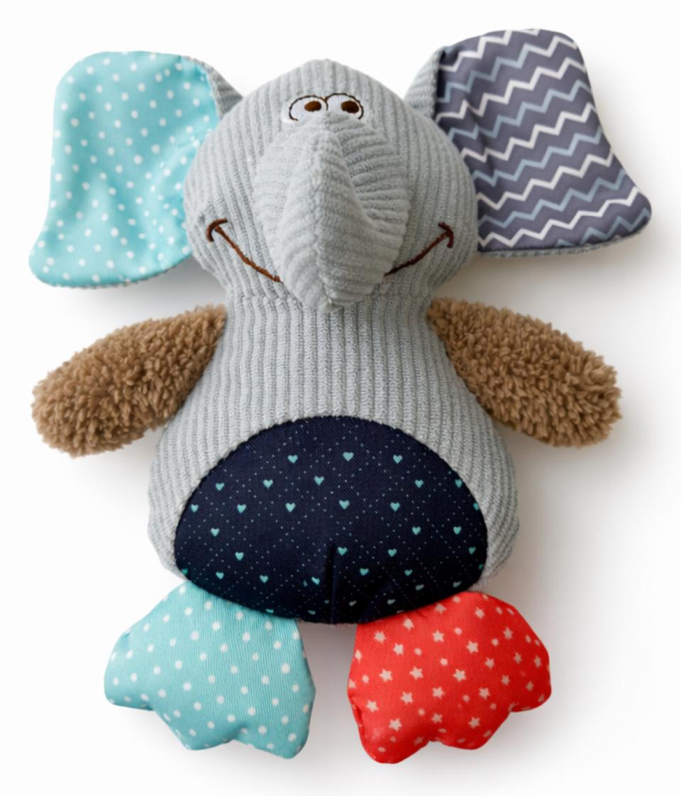 Companion hundleksak, lapptäcke, elefant