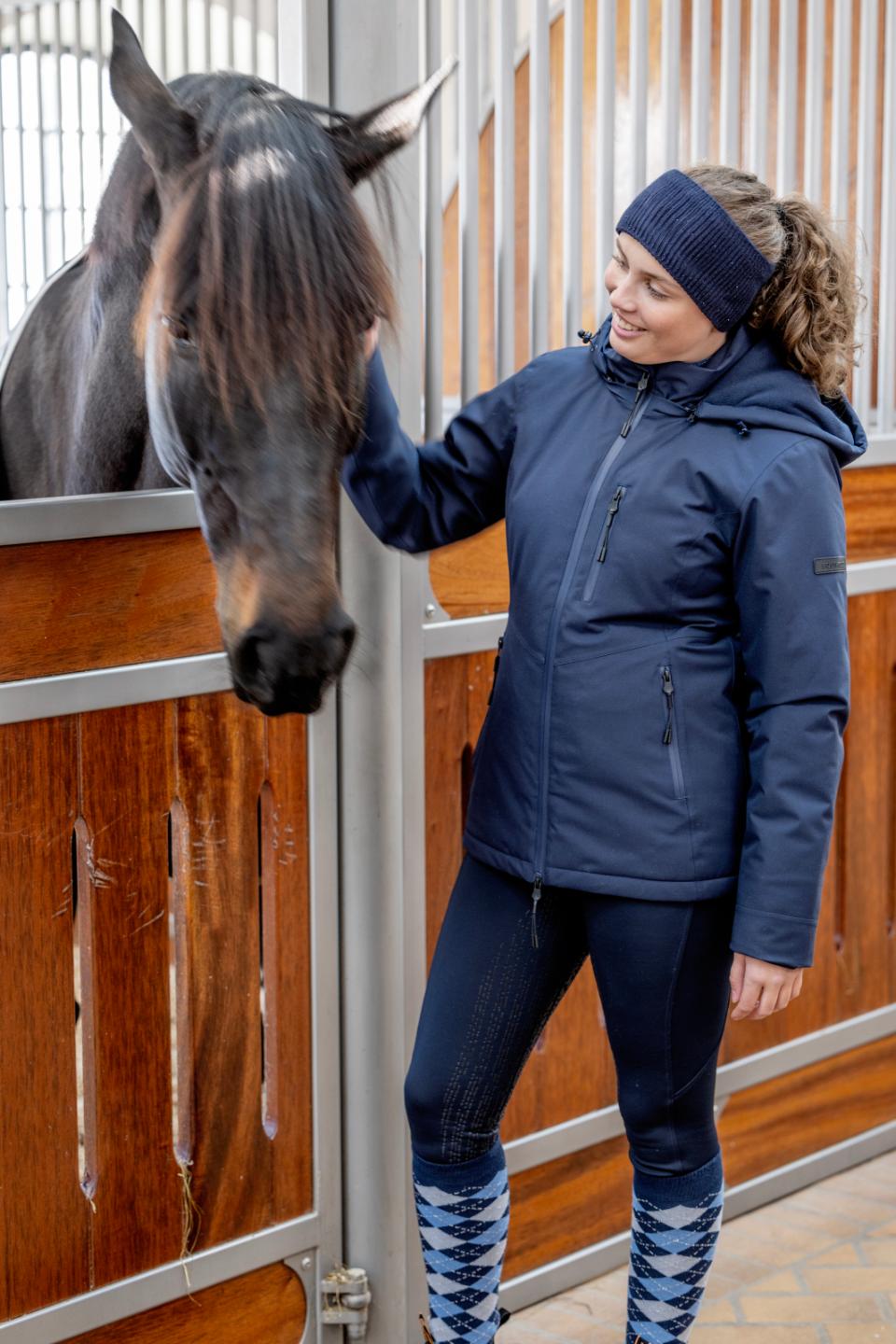 Equipage Vaina strikket pandebånd med sten