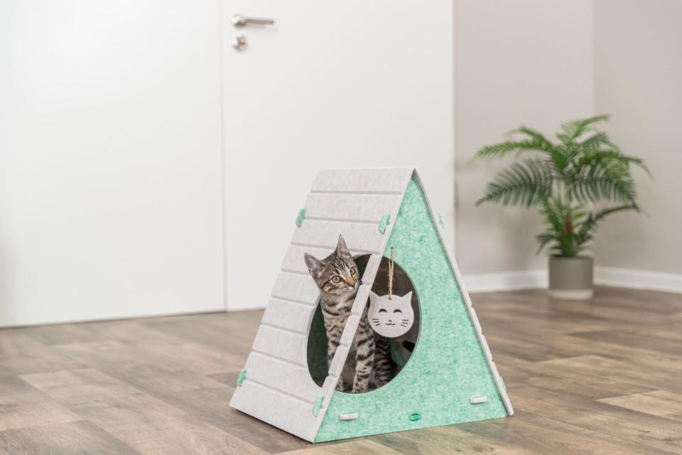 Trixie Lucy kattehule, felt, trekantet