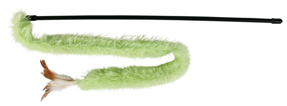 Drillepind med plysbånd