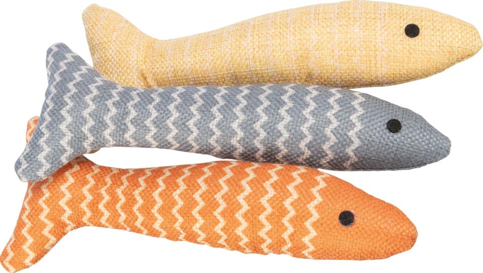 Fish, fabric, catnip