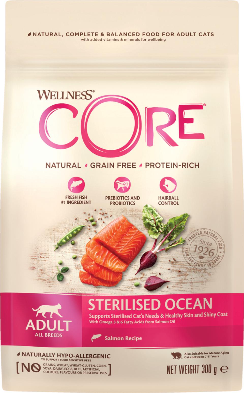 CORE Cat Adult Sterilized Ocean, Laks