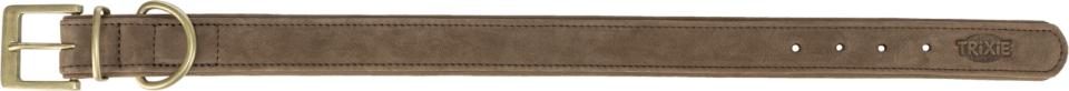 Trixie Pure hundehalsbånd, læder ekstra bred
