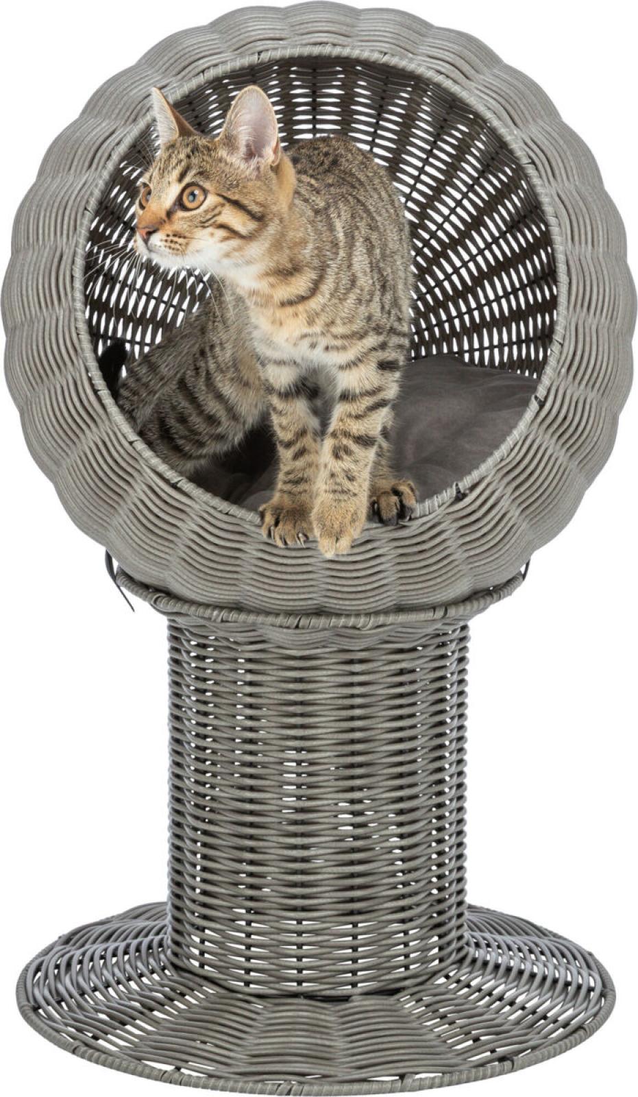 Trixie Amalia kattehule, polyrattan, rund