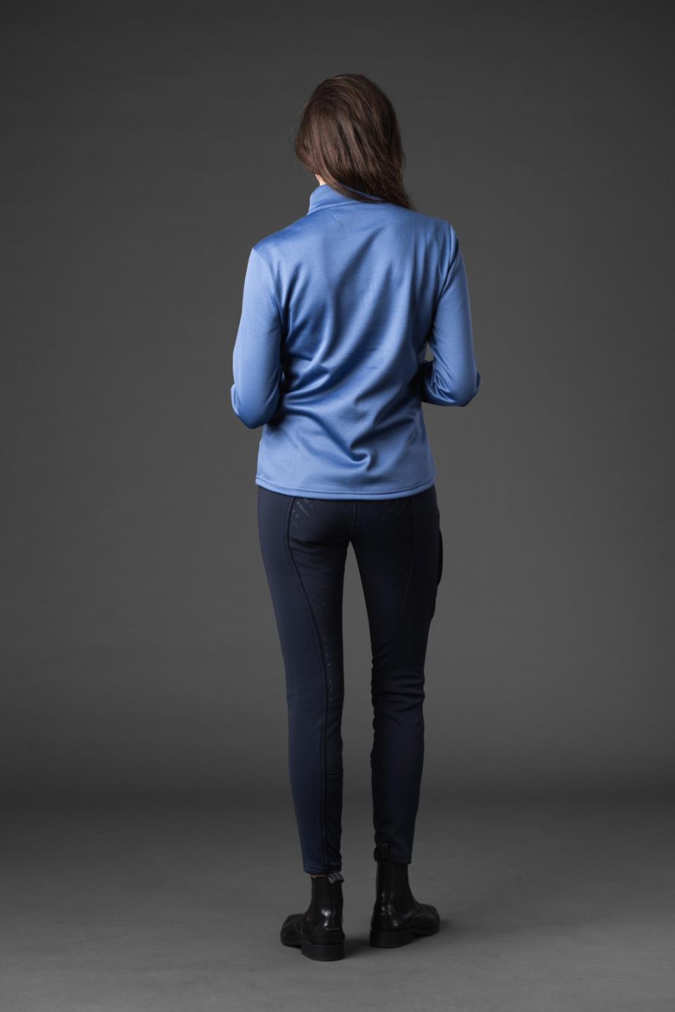 Equipage Scarlet langærmet half-zip rideshirt