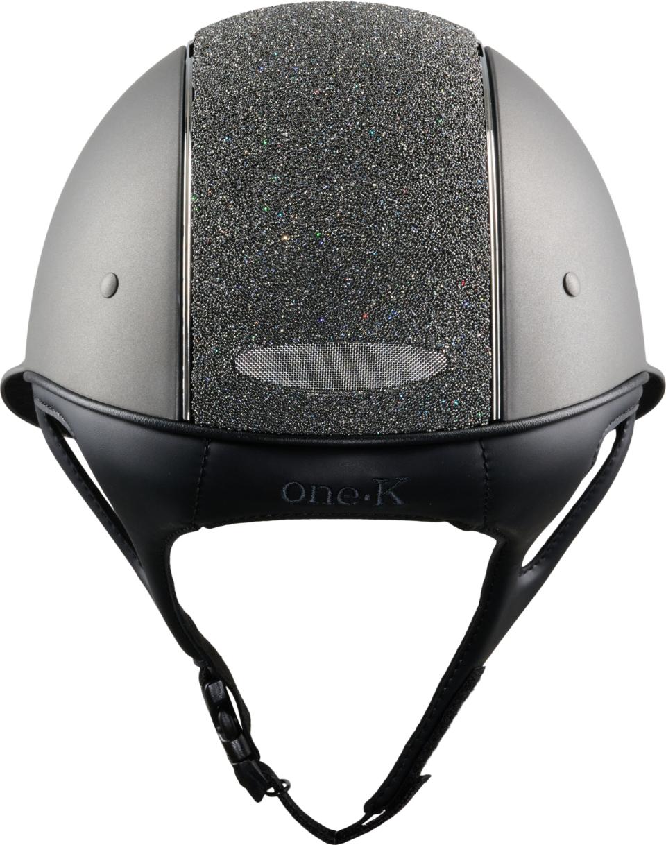 One K Avancé-ridhjälm - Glitter silver