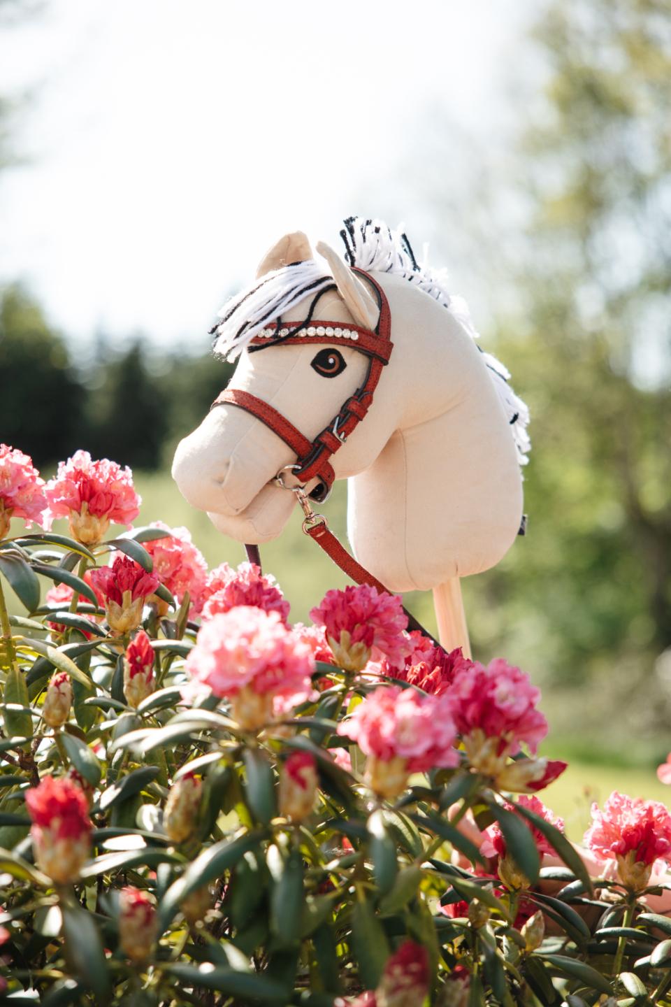 My Hobby Horse Bridle, red glitter