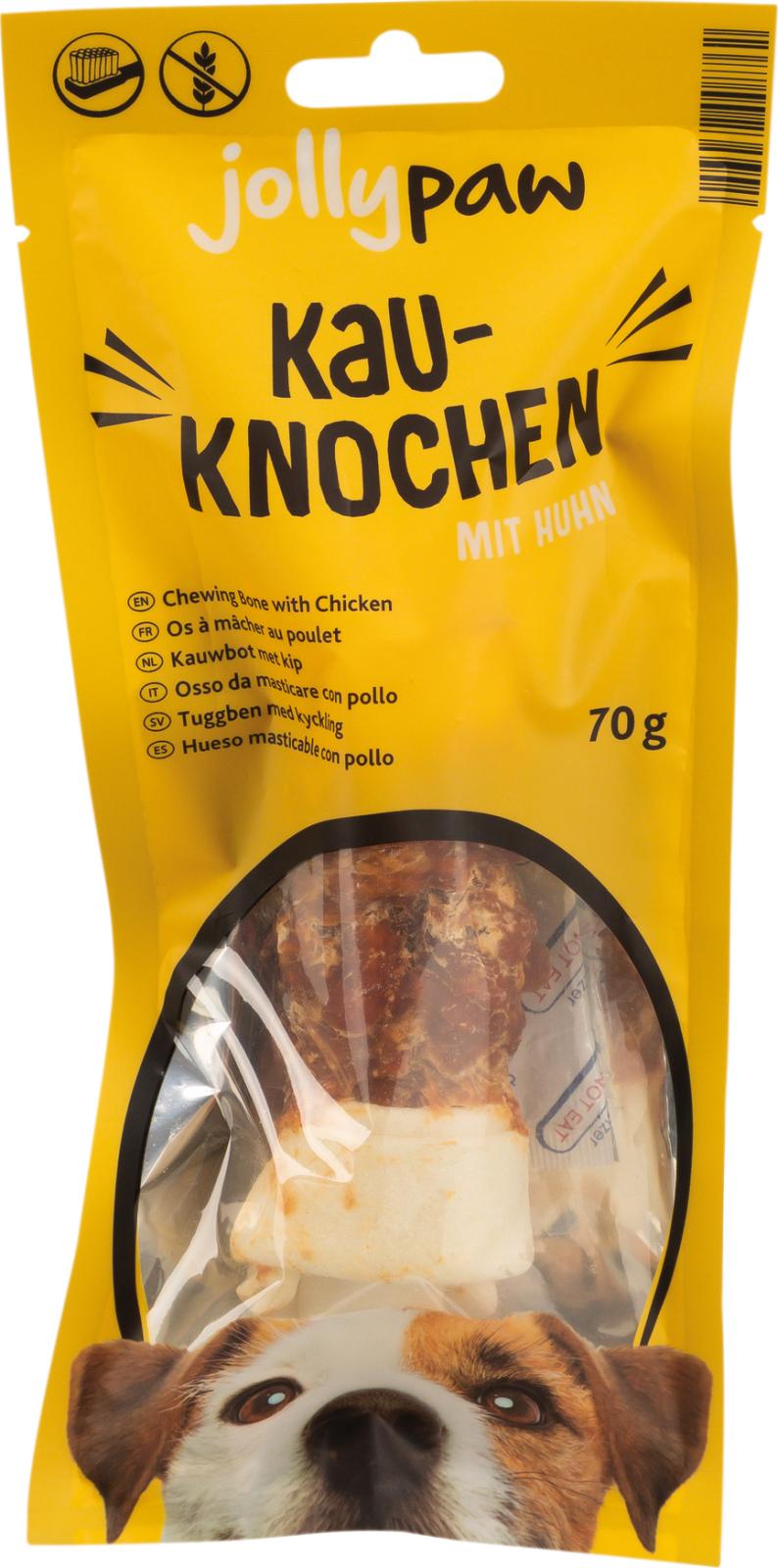 Jolly Paw Knudret tyggeben med kylling